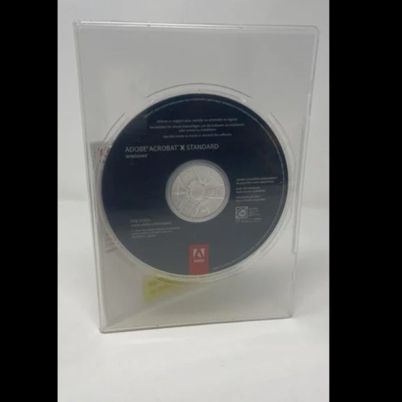 Adobe Acrobat X Standard PC Edition with activation key - Picture 1 of 3